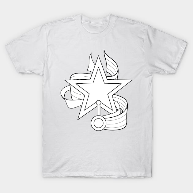 Cute Magic Star Wands T-Shirt by lissantee